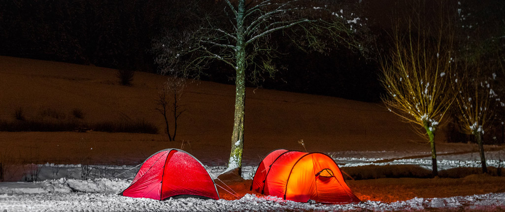Hilleberg Zelte im Schnee